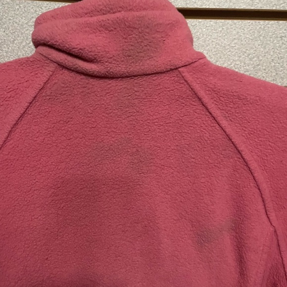 Columbia Fleece Jacket Girls Size 7/8 Coral Full‎ Zip - Picture 3 of 5